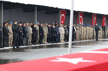 Pençe-Kilit Şehitlerimiz İçin Şırnak 23’üncü Piyade Tümen Komutanlığında Tören Düzenlendi