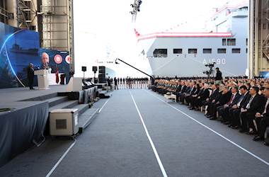 Millî Savunma Bakanı Yaşar Güler, "Mavi Vatan'da Güç: Yeni Deniz Platformları Teslimat Töreni"nde Konuştu