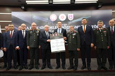 Tayfun, Sungur, Karaok ve Topçu Roketi Lazer Güdümlü-230 Füzelerinin Seri Üretimi için Sözleşme İmzalandı