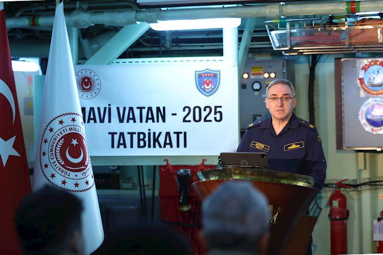 Haftalık Basın Bilgilendirme Toplantısı Mavi Vatan-2025 Tatbikatı Dolayısıyla Aksaz’daki TCG SALİHREİS Fırkateyni’nde Gerçekleştirildi  