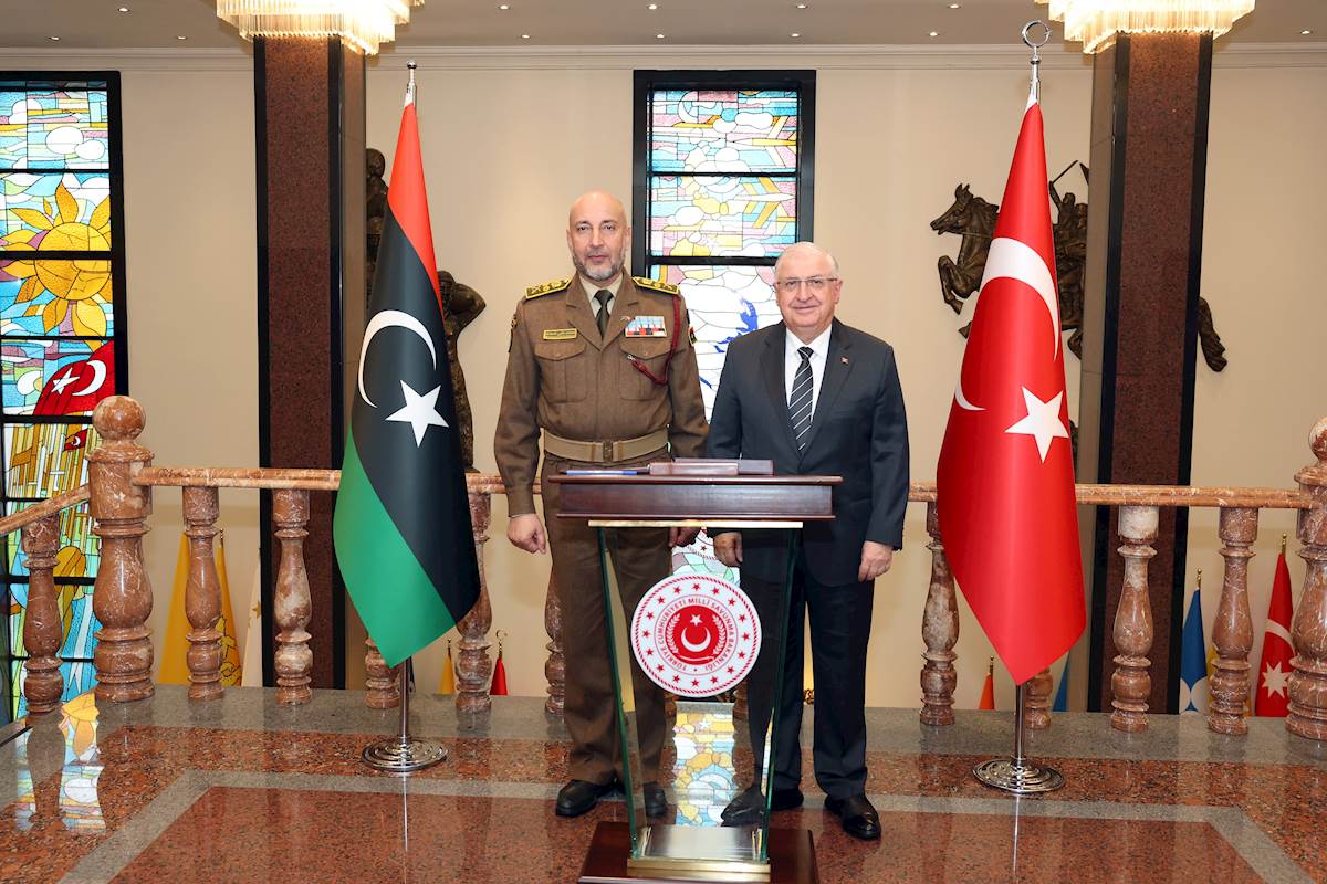 Millî Savunma Bakanı Yaşar Güler, Libya Genelkurmay Başkanı Orgeneral Muhammed Ali Ahmed Al-Haddad’ı Kabul Etti