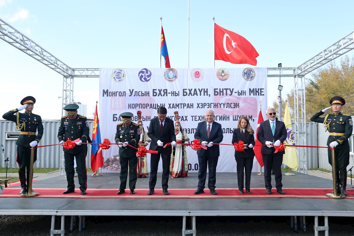 Bakan Yaşar Güler ve Moğolistan Savunma Bakanı Damba Batlut, Bağlı Kuruluşumuz MKE AŞ’nin Fişek-İmla Montaj Hattı’nın Açılış Törenine Katıldı