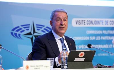 Millî Savunma Bakanı Hulusi Akar, NATO Parlamenter Asamblesi (NATO PA) Siyasi Komisyon ile Akdeniz ve Orta Doğu Özel Grubu Ortak Toplantısı'nda Konuştu