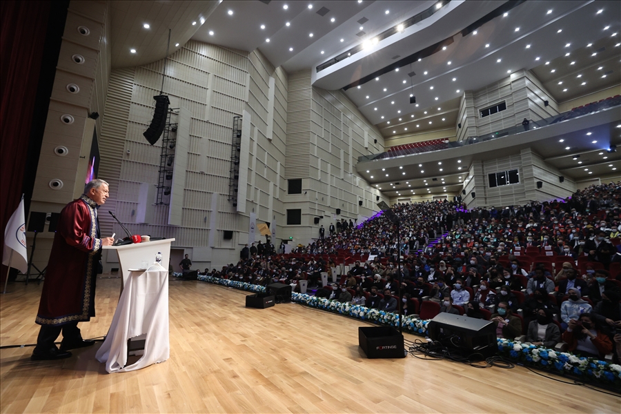 Millî Savunma Bakanı Hulusi Akar’a Erciyes Üniversitesi Tarafından Fahri Doktora Ünvanı Verildi