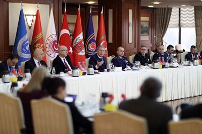 Millî Savunma Bakanı Hulusi Akar, Basın Kuruluşlarının Ankara Temsilcileriyle Bir Araya Geldiği Toplantıda Gündeme Dair Soruları Cevapladı 