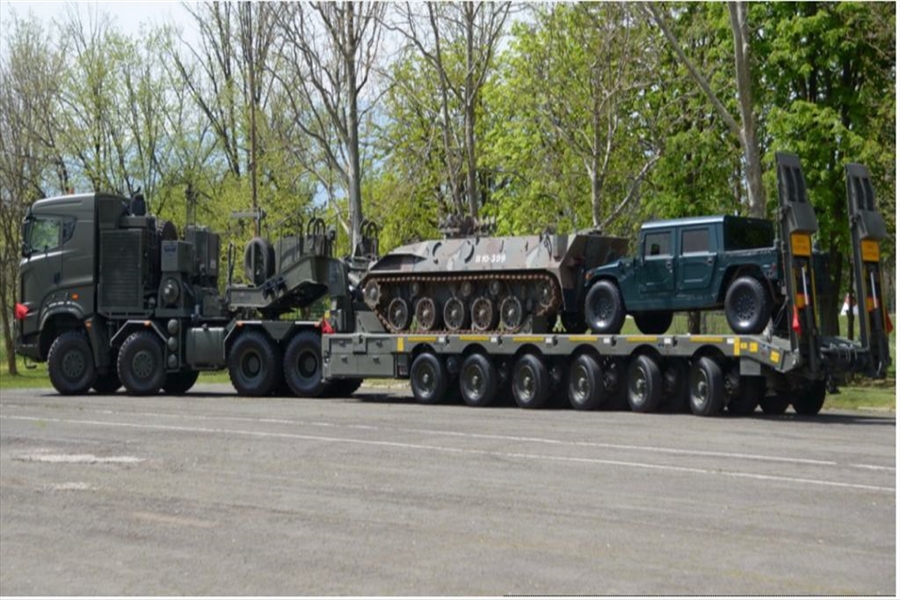 Kuzey Makedonya Cumhuriyeti’ne Tanıtım Amaçlı 7 Bin 400 Takım Üniforma ve 1 Adet Tank Çekicisi Teslim Edildi 