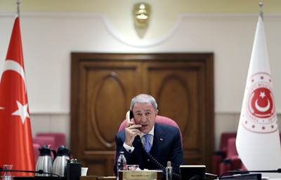 Millî Savunma Bakanı Hulusi Akar, Rusya Federasyonu Savunma Bakanı Sergey Şoygu ile Telefon Görüşmesi Gerçekleştirdi